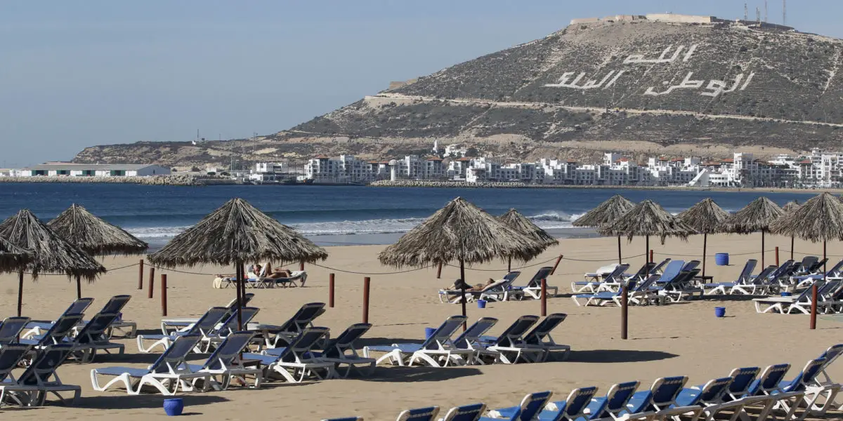 agadir beach;Places To Visit in Agadir City, Morocco;inmoroccotravel.com