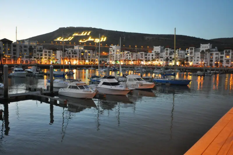 beach night what to see in Agadir City Morocco