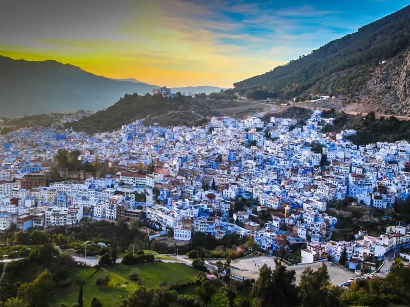 tourist places to visit in the blue city chefchaouen morocco 