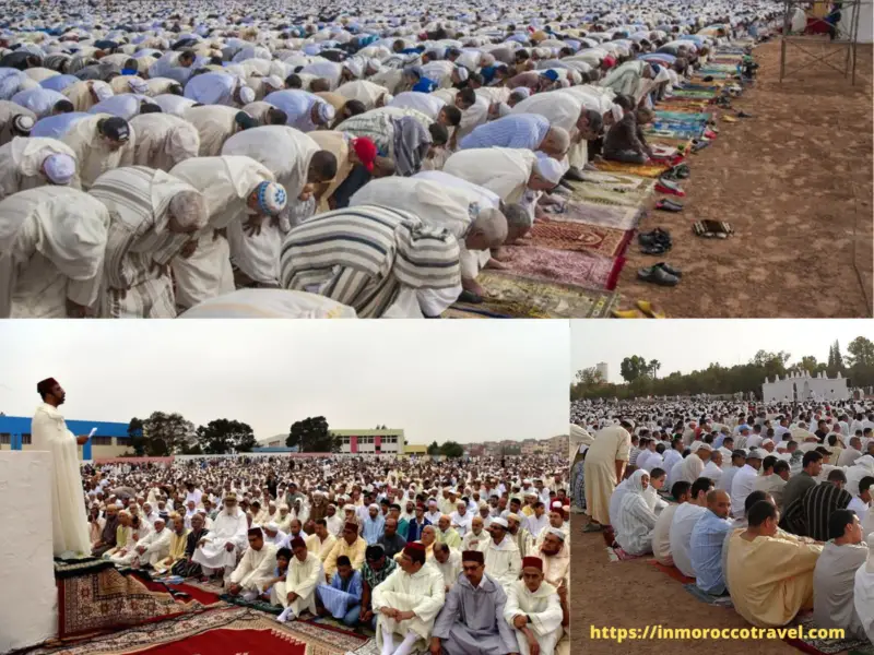 Eid Al Adha in Morocco;sacrifice celebration;eid prayer