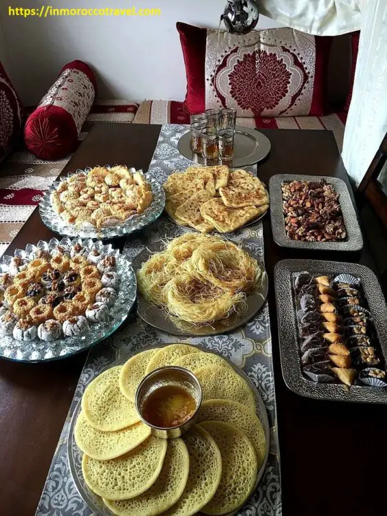 moroccan pastries eid al fitr in morocco after ramadan
