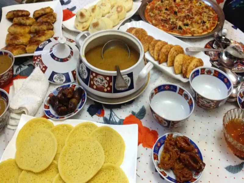 moroccan table in ramadan visit morocco in ramadan