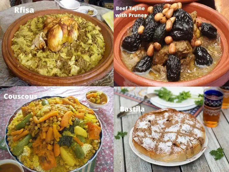 eid al fitr celebration in morocco;famous moroccan dishes for lunch