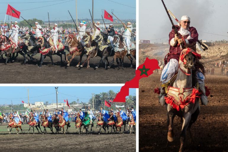 tbourida Fantasia Horse Riders In The Kingdom of Morocco