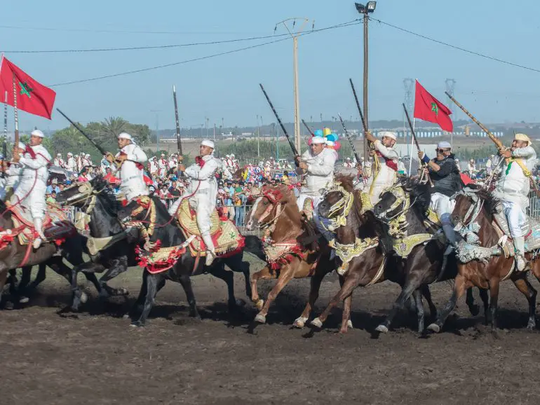 tbourida Fantasia Horse Riders In The Kingdom of Morocco