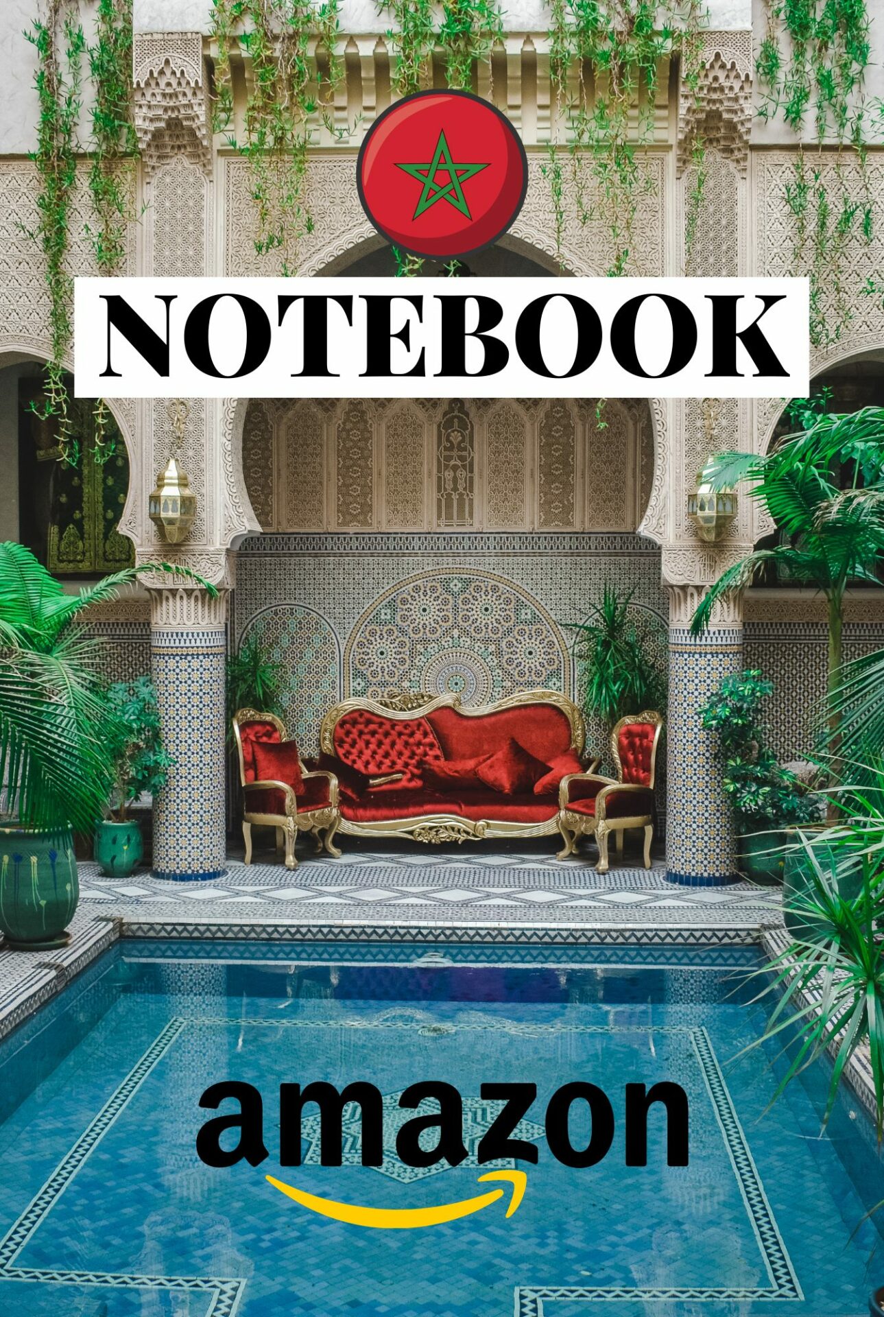 beautiful notebook for morocco lover