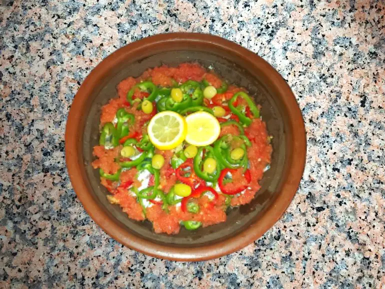 Moroccan Sardine Fish Tagine; cooking steps