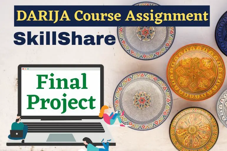 Moroccan Arabic Student Project , skillshare online course